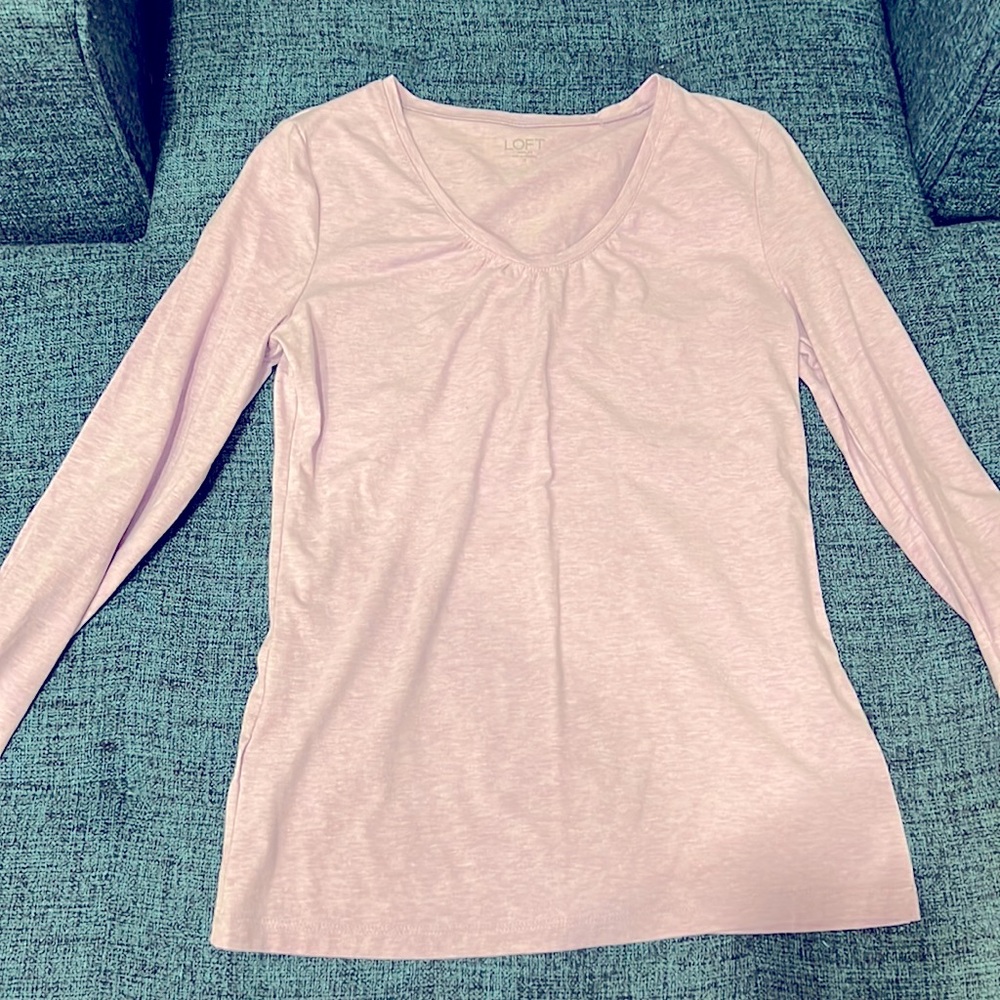 Light purple long sleeve t-shirt